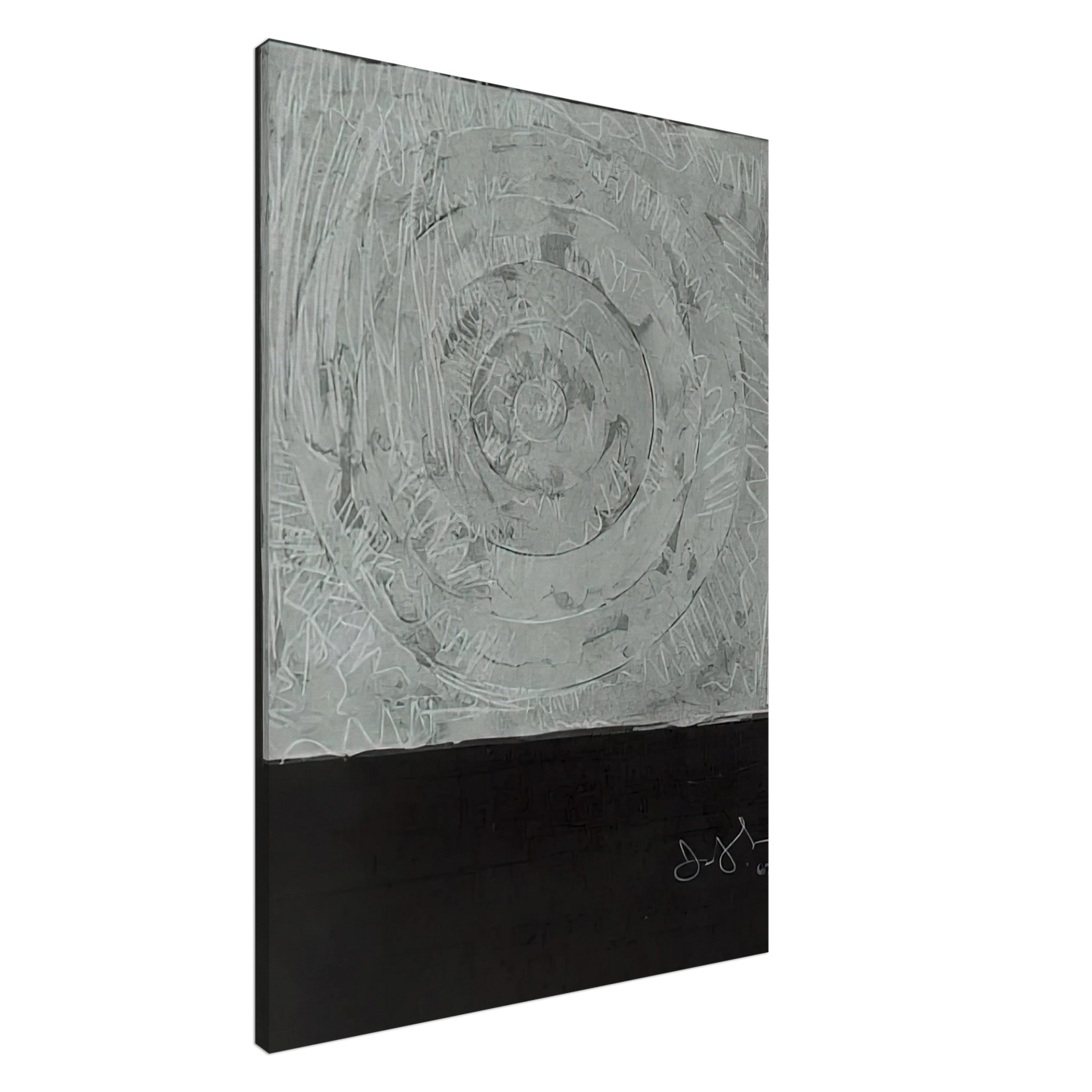 Jasper Johns - WHITE TARGET 1969 Canvas - 20x30 cm / 8x12 inches-canvas