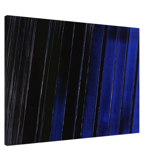 Pierre Soulages - Peinture 11 Juillet 1987 - 1987 Canvas - 20x30 cm / 8x12 inches-canvas