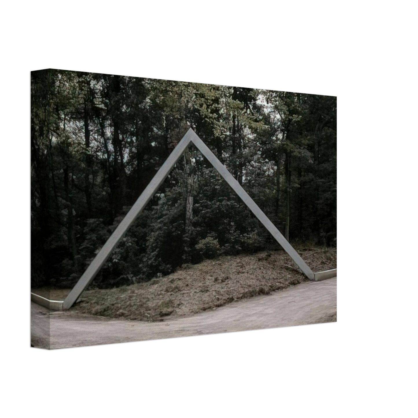 Francois Morellet - La plate-bande - 1988 Canvas - 70x100 cm / 28x40 inches-canvas