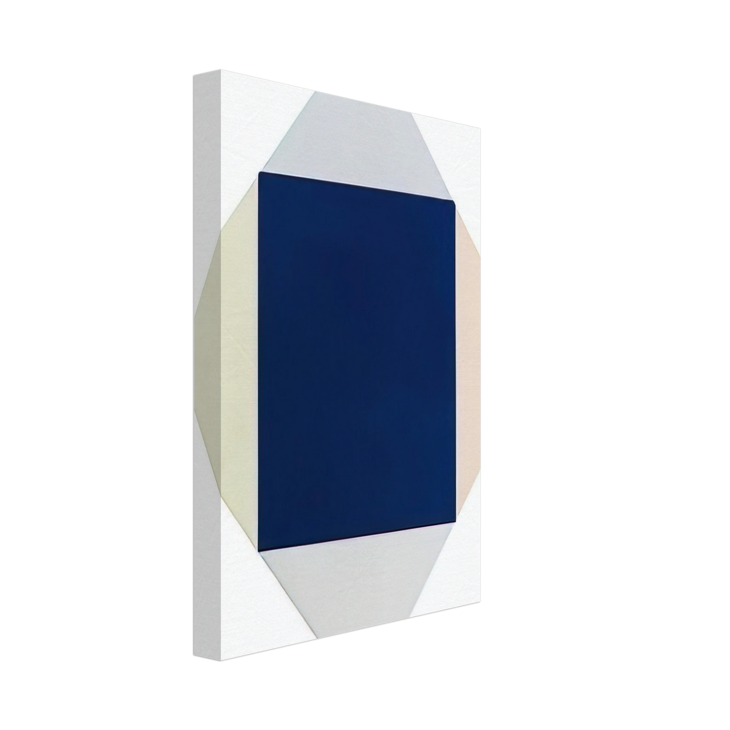 Max Bill - Blauer kern - 1969 Canvas - 40x60 cm / 16x24 inches-canvas