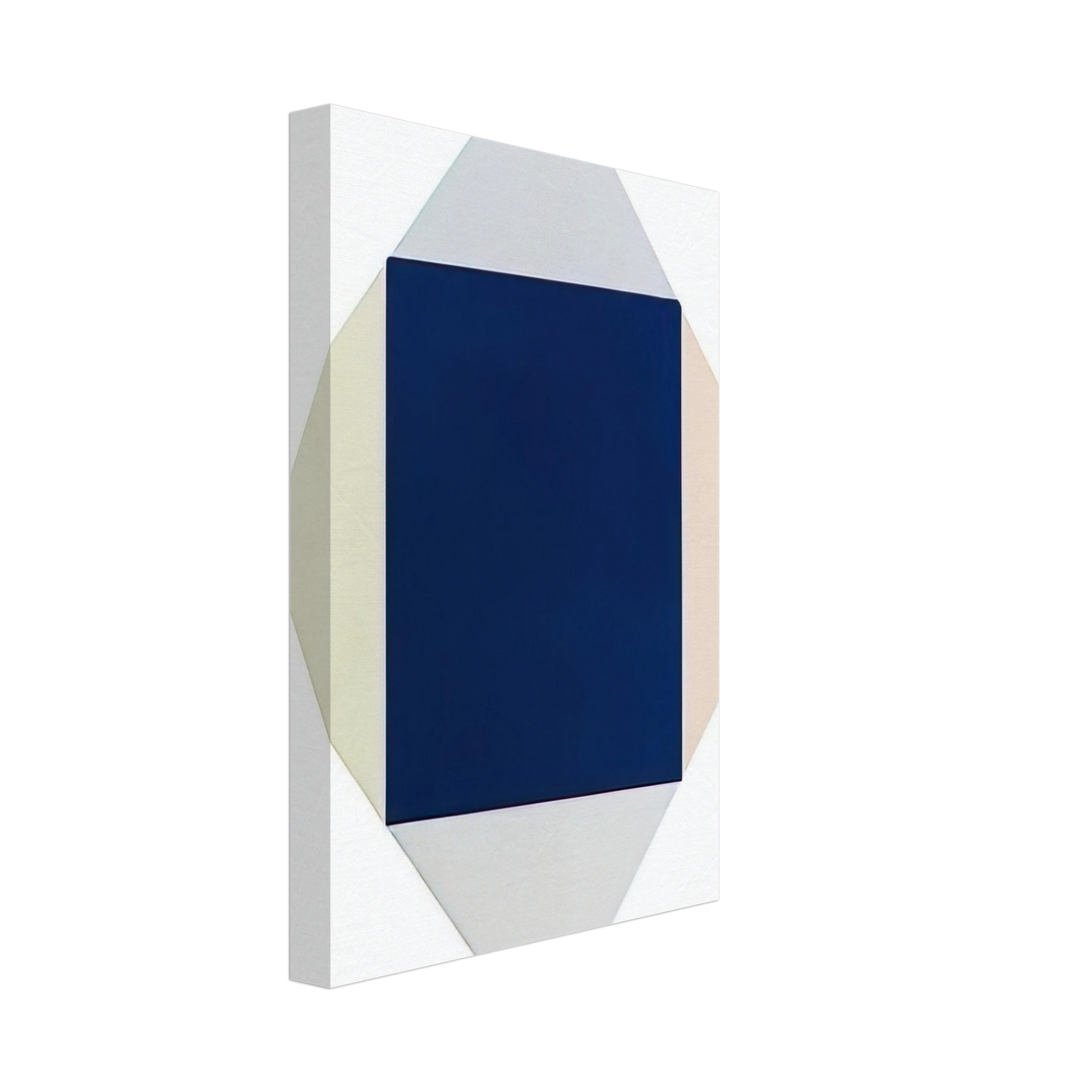 Max Bill - Blauer kern - 1969 Canvas - 40x60 cm / 16x24 inches-canvas