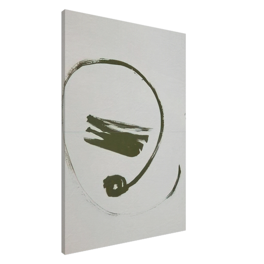 Dieter Roth - Brush Action - 1977 Canvas - 20x30 cm / 8x12 inches-canvas