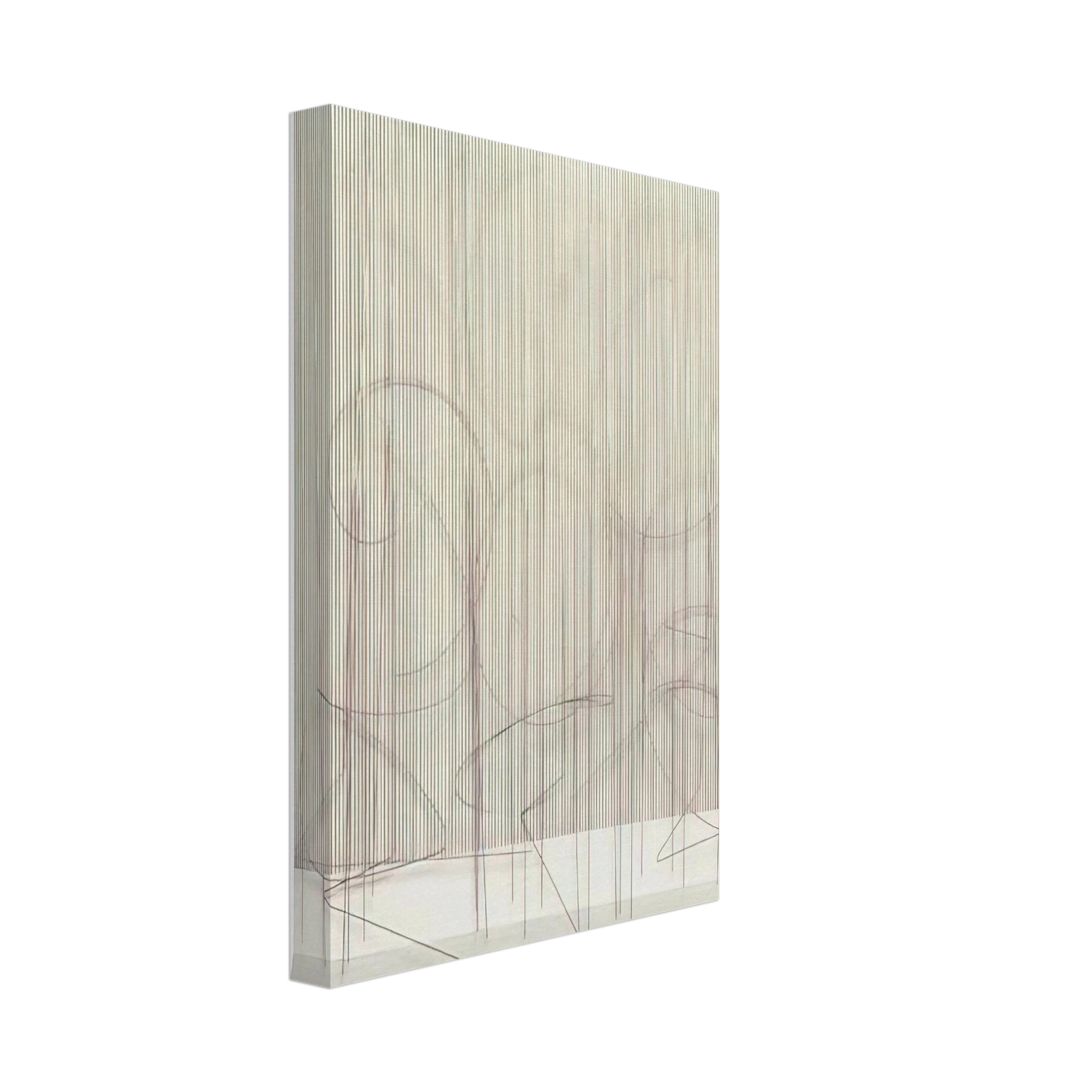 Jesus Rafael Soto - ESCRITURA ROSA PANTA Canvas - 70x100 cm / 28x40 inches-canvas