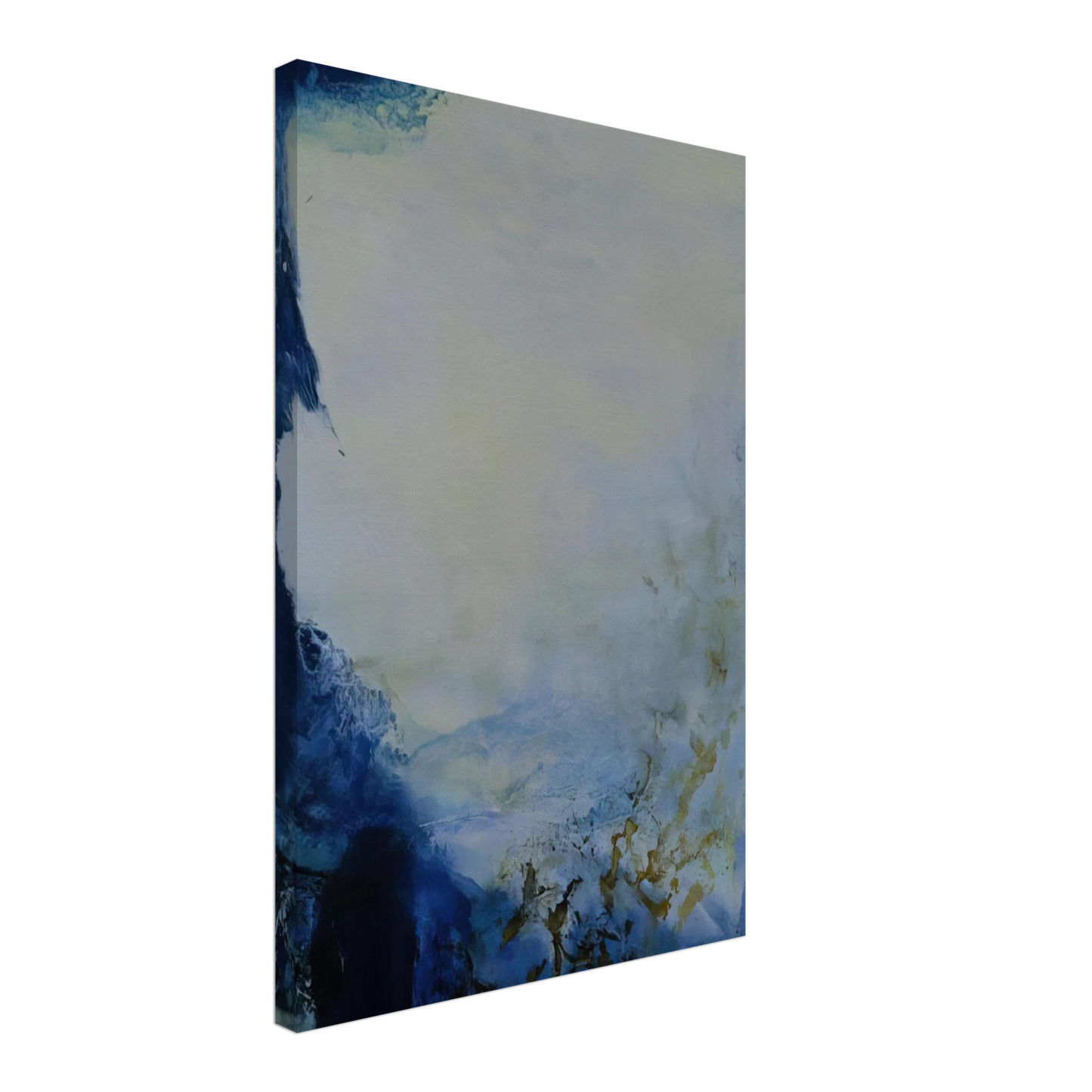 Zao Wou-Ki - 04 08 1993 1993 Canvas - 70x100 cm / 28x40 inches-canvas