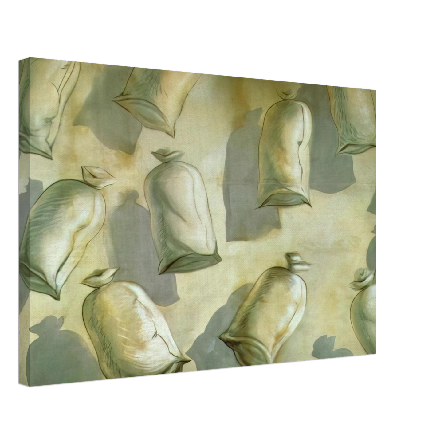 Salvador Dali - SET DESIGN FOR THE BALLET LOS SACOS DEL MOLINERO 2 Canvas - 40x60 cm / 16x24 inches-canvas