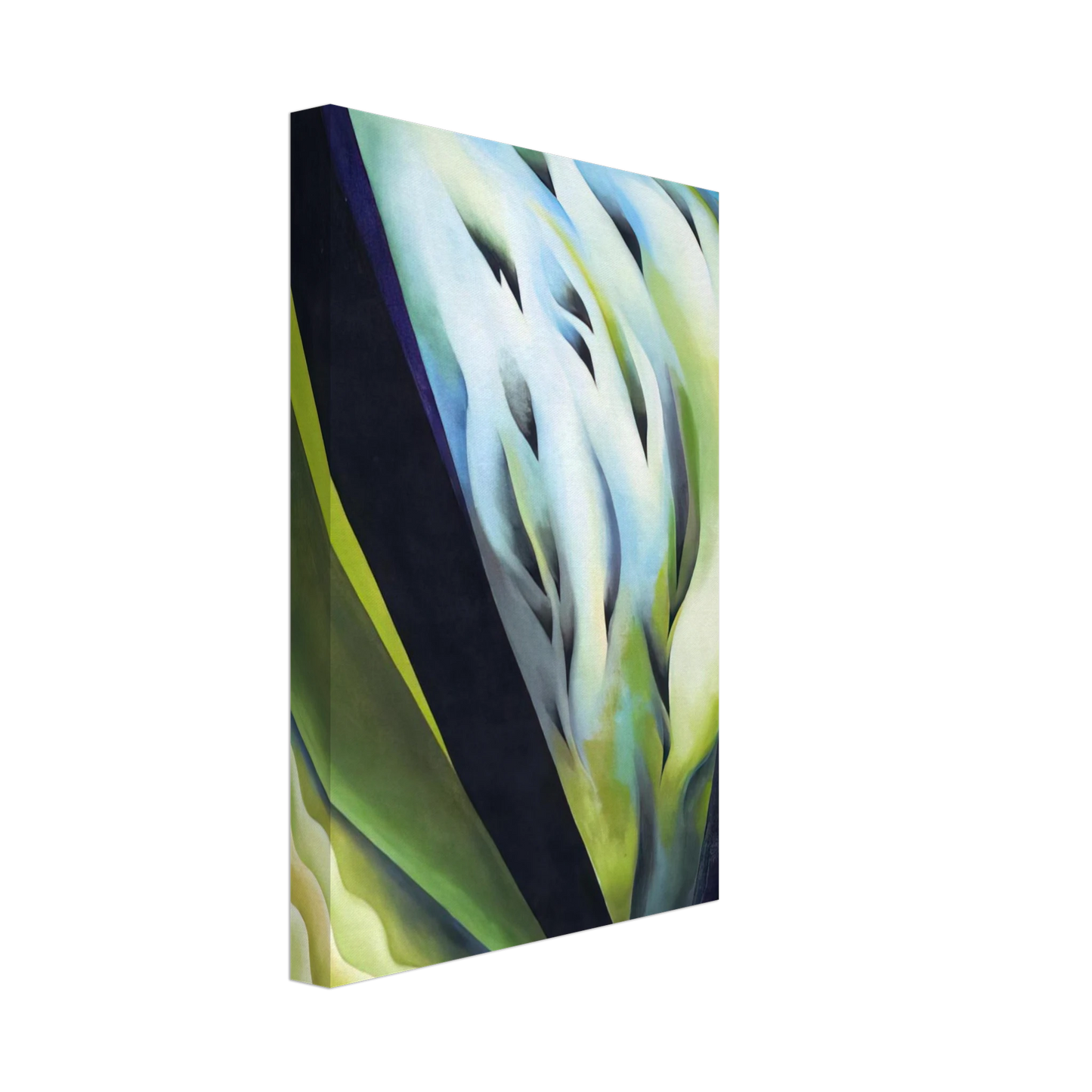 Georgia O'Keeffe - Blue and Green Music Canvas - 40x60 cm / 16x24 inches-canvas