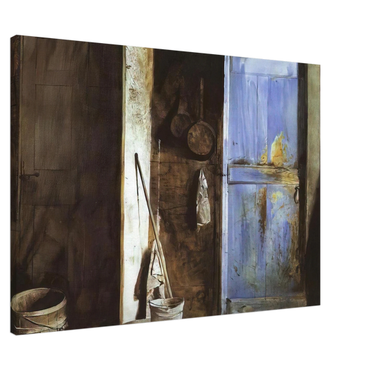 Andrew Wyeth - ALVARO CHRISTINA Canvas - 20x30 cm / 8x12 inches-canvas