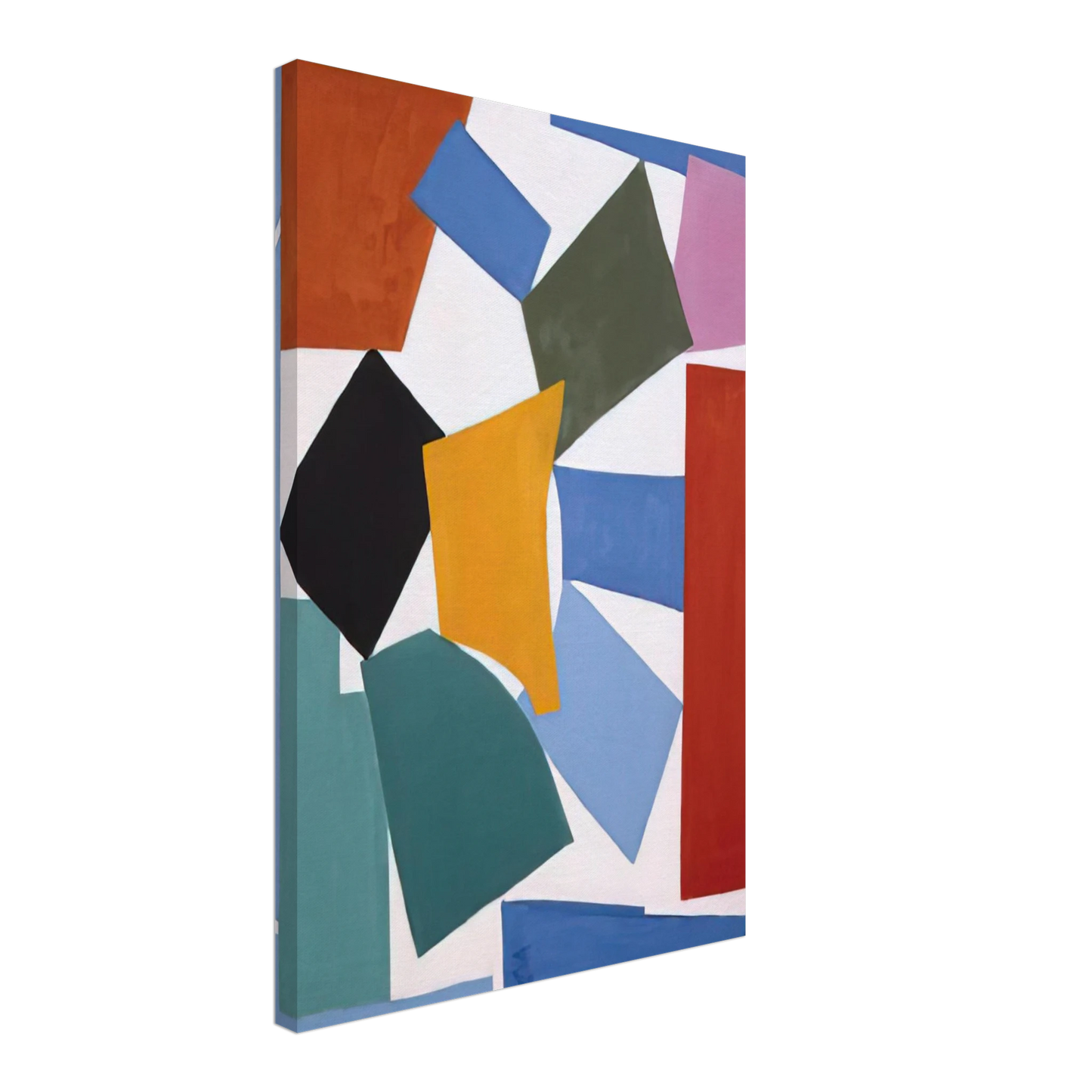 Alma Woodsey Thomas - WATUSI HARD EDGE 1963 Canvas - 40x60 cm / 16x24 inches-canvas