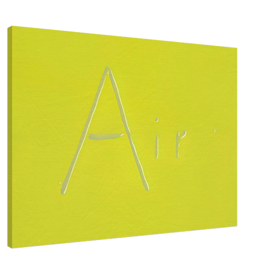 Edward Ruscha - AIR 1969 Canvas - 20x30 cm / 8x12 inches-canvas