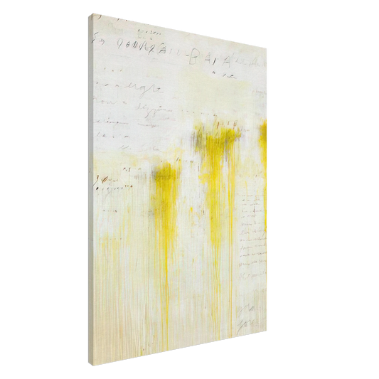 Cy Twombly - Quattro Stagioni II. Estate Canvas - 20x30 cm / 8x12 inches-canvas