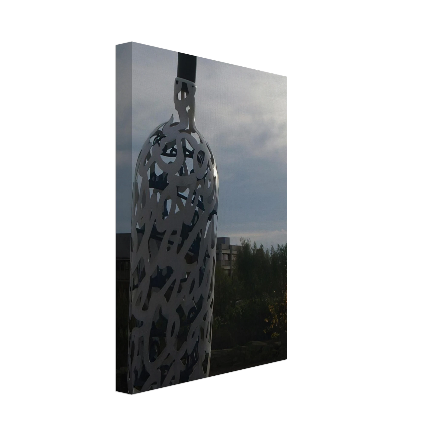 Claes Oldenburg - THE BOTTLE OF NOTES 1993 Canvas - 40x60 cm / 16x24 inches-canvas