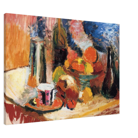 Henri Matisse - STILL LIFE WITH FRUIT 1896 Canvas - 20x30 cm / 8x12 inches-canvas