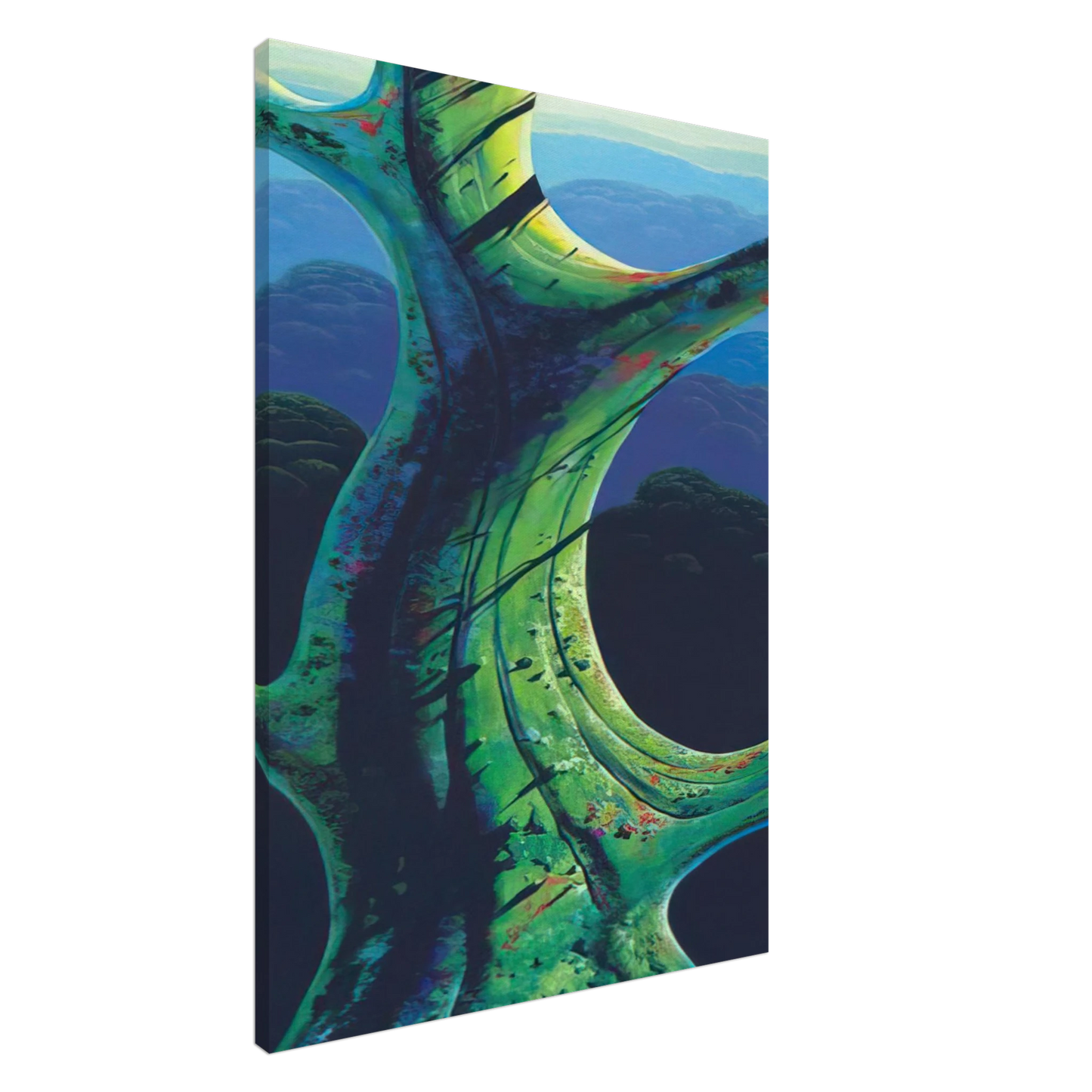 Eyvind Earle - Sky Reach Canvas - 20x30 cm / 8x12 inches-canvas