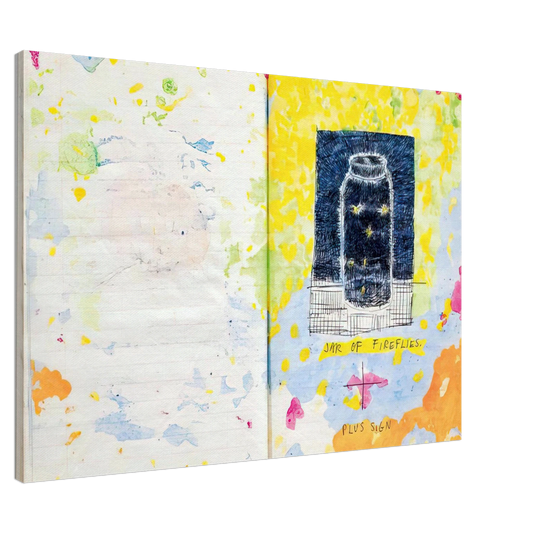 Paul Thek - Untitled Composition notebook detail - 1977 Canvas - 20x30 cm / 8x12 inches-canvas