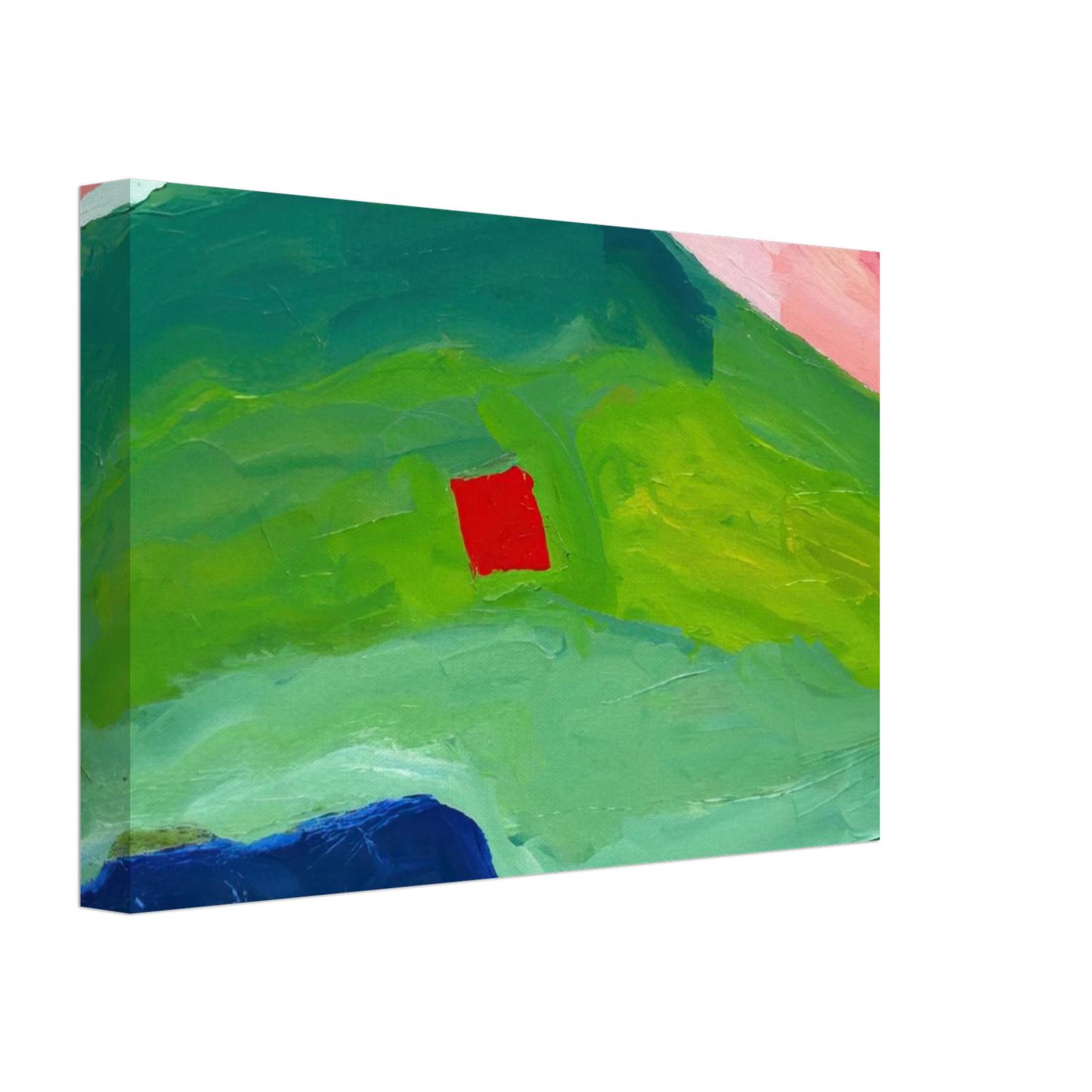 Etel Adnan - Untitled #17 - 1980 Canvas - 40x60 cm / 16x24 inches-canvas