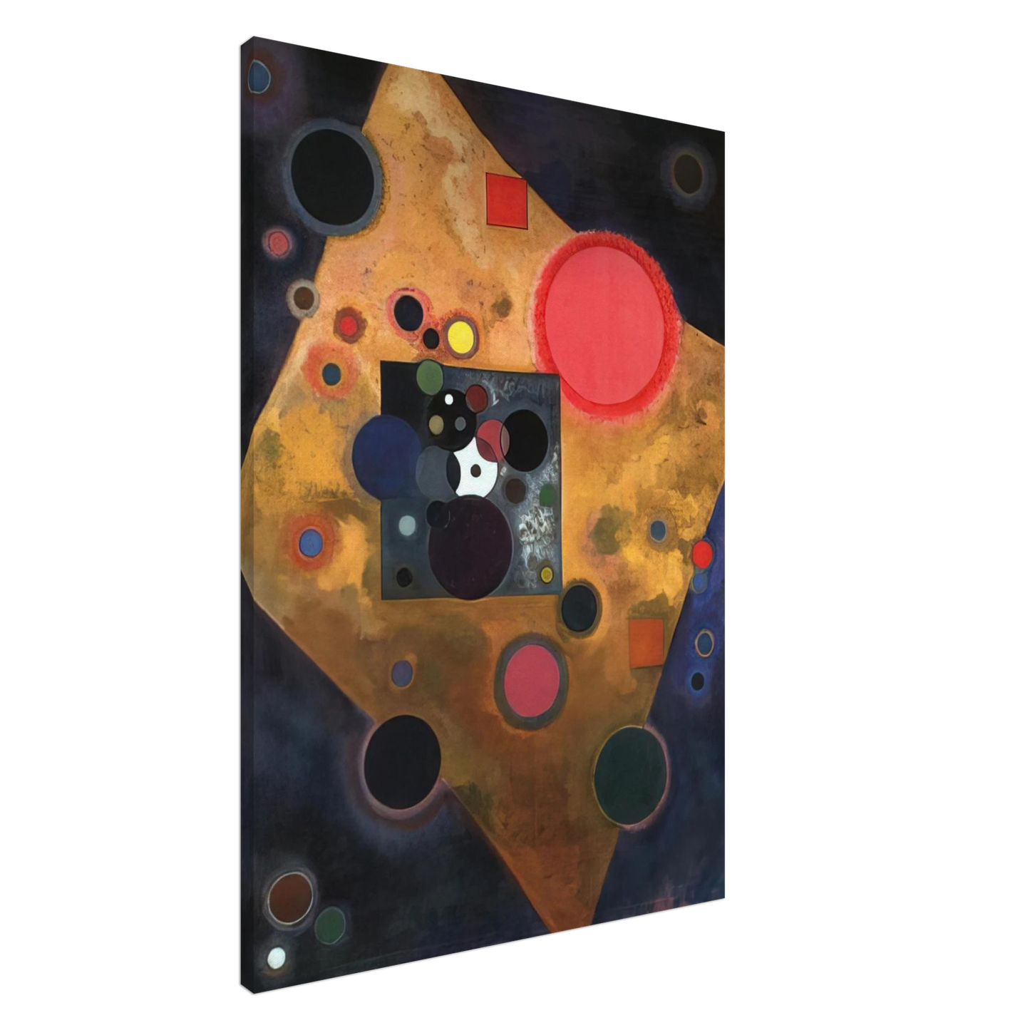 Wassily Kandinsky - ACCENT ON ROSE 1926 Canvas - 20x30 cm / 8x12 inches-canvas