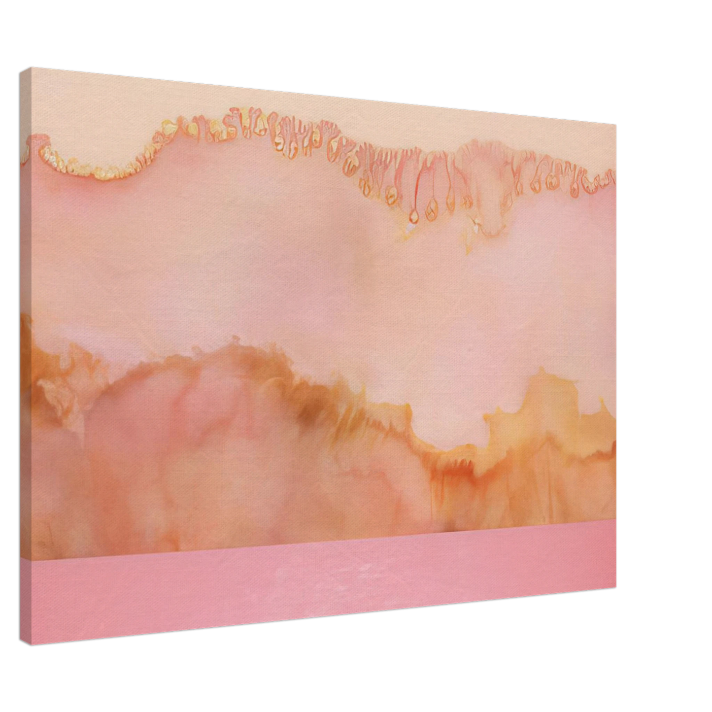 Ronnie Landfield - Pale Goddess - 1978 Canvas - 20x30 cm / 8x12 inches-canvas