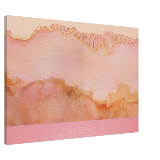 Ronnie Landfield - Pale Goddess - 1978 Canvas - 20x30 cm / 8x12 inches-canvas