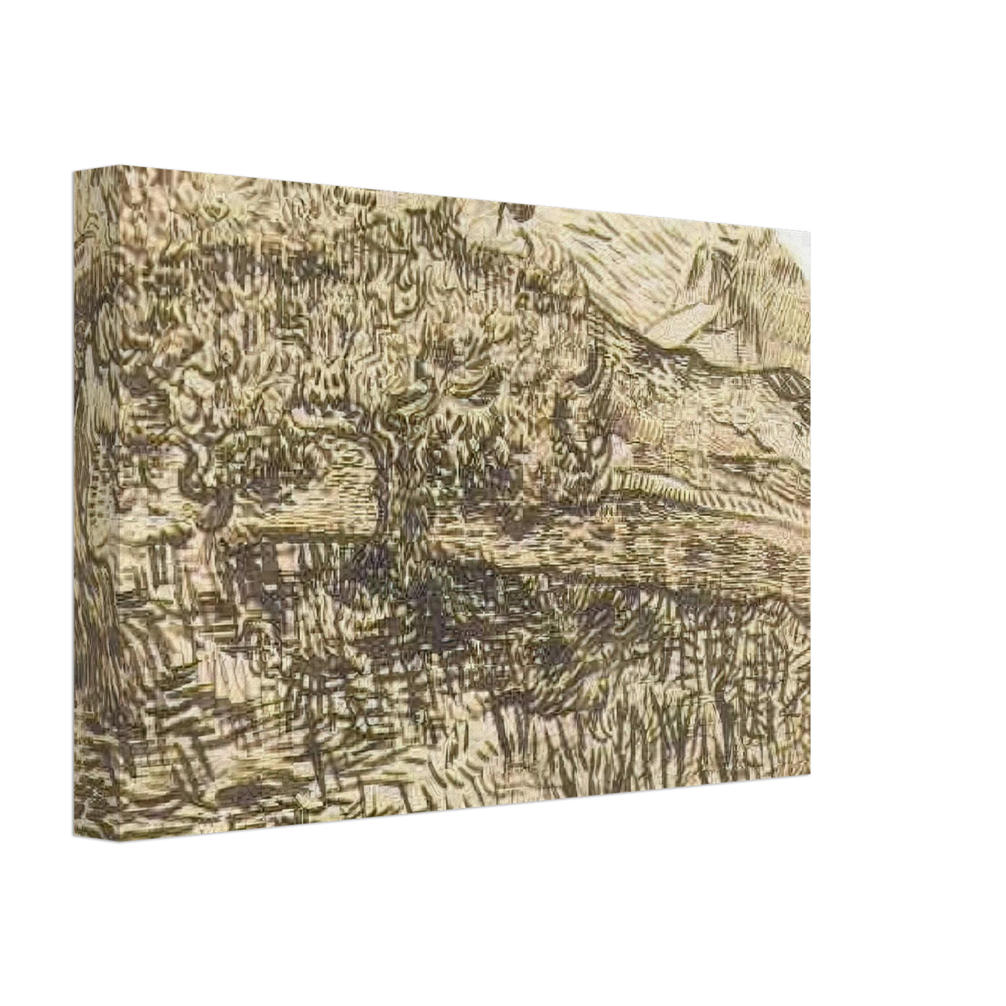 Vincent van Gogh - Olive Trees in a Mountain Landscape Canvas - 70x100 cm / 28x40 inches-canvas