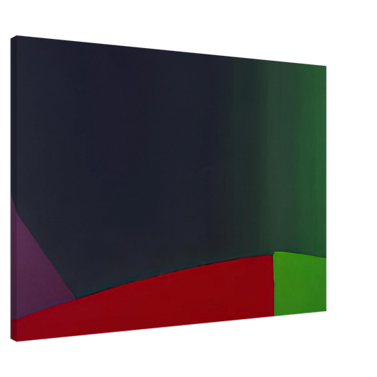 John Hoyland - 6.3.66 - 1966 Canvas - 20x30 cm / 8x12 inches-canvas