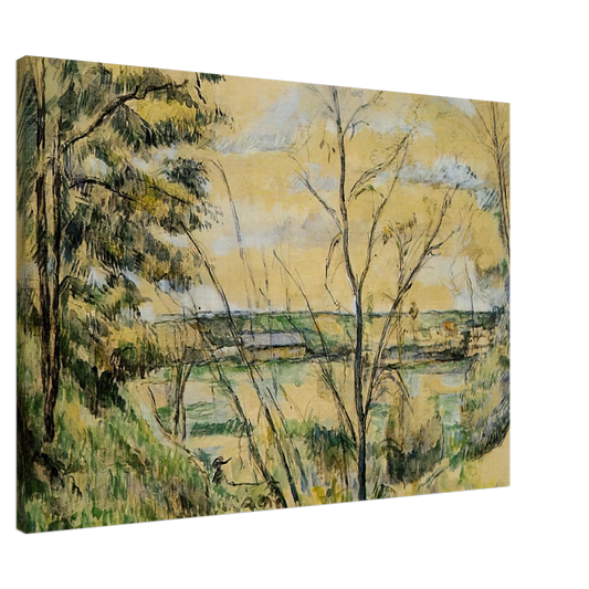 Paul Cezanne - The Oise Valley Canvas - 20x30 cm / 8x12 inches-canvas