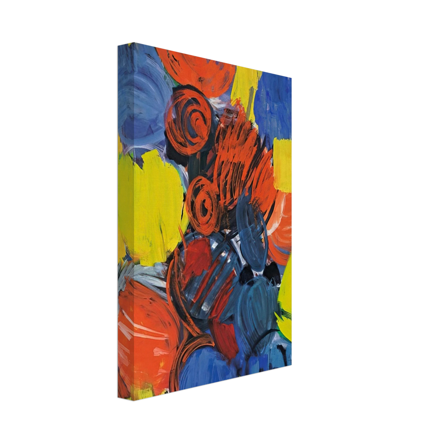 Ernst Wilhelm Nay - Weizengelb - 1962 Canvas - 70x100 cm / 28x40 inches-canvas