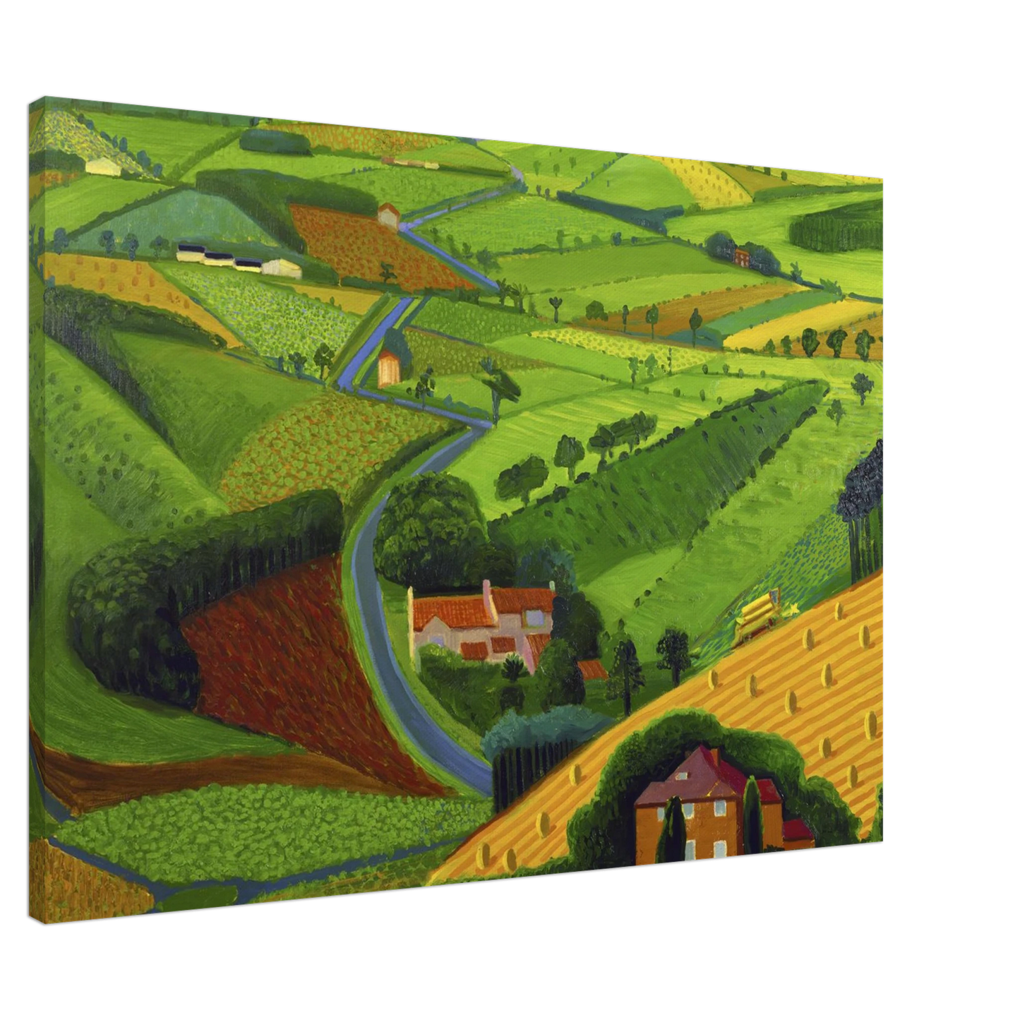 David Hockney - David Hockney Canvas - 20x30 cm / 8x12 inches-canvas