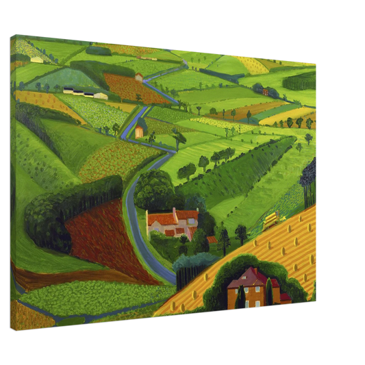 David Hockney - David Hockney Canvas - 20x30 cm / 8x12 inches-canvas