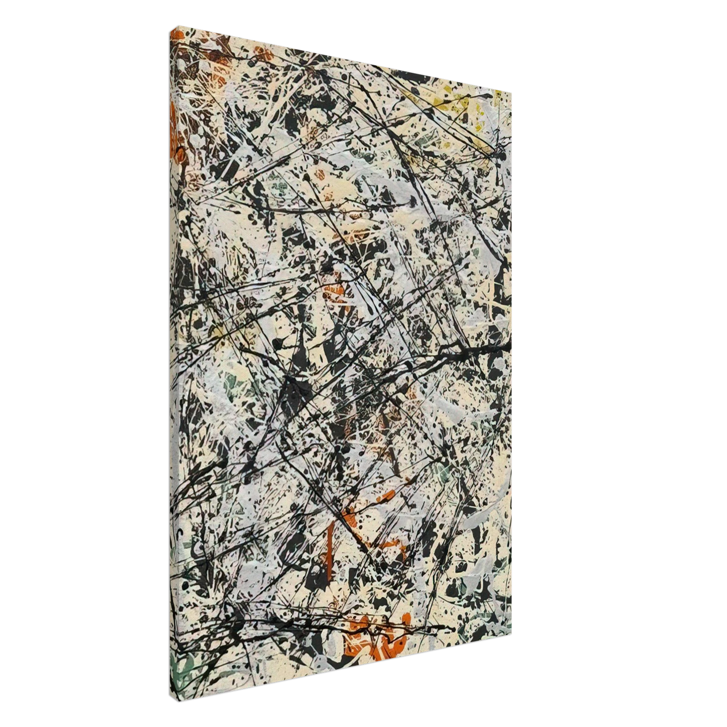 Jackson Pollock - NUMBER 32 1947 Canvas - 20x30 cm / 8x12 inches-canvas