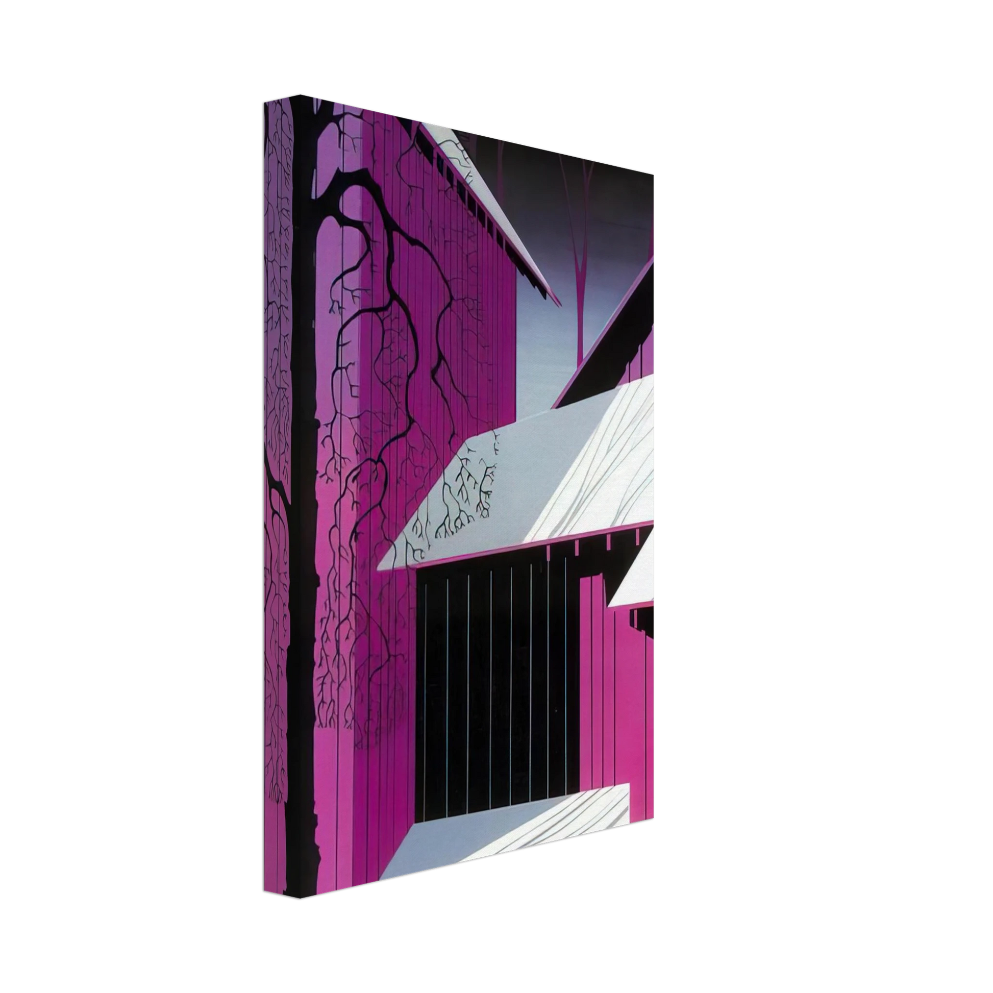 Eyvind Earle - Amethyst Canvas - 40x60 cm / 16x24 inches-canvas