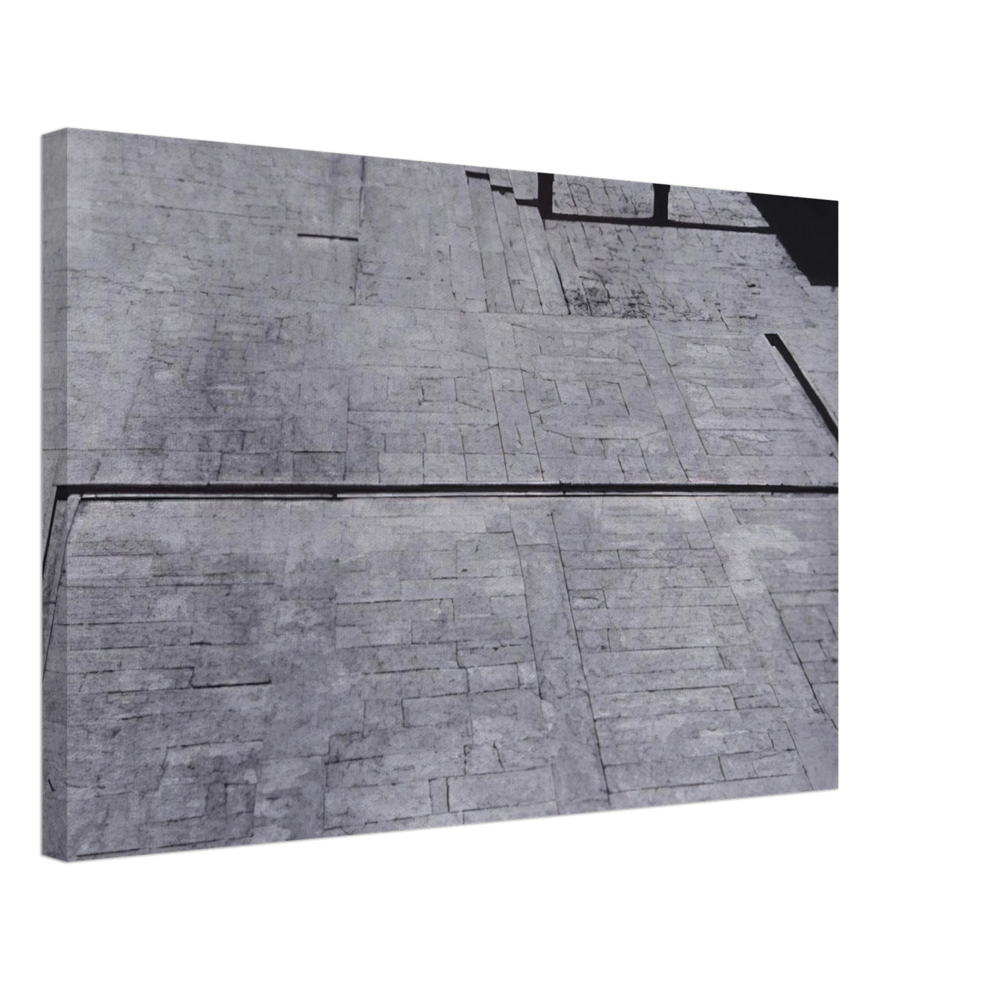 Nasreen Mohamedi - Untitled - 1971 Canvas - 70x100 cm / 28x40 inches-canvas