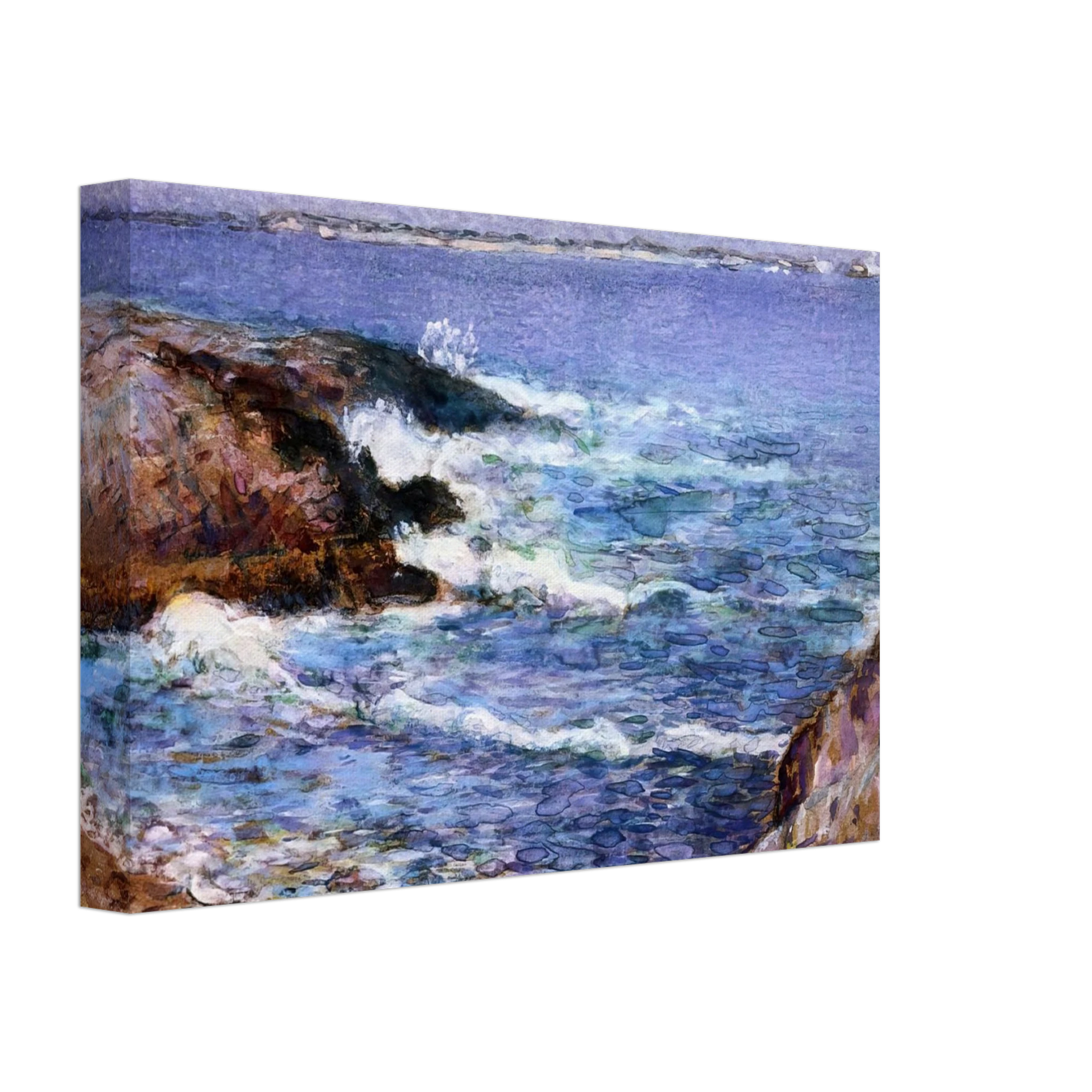 Childe Hassam - Cannon Beach, Oregon Canvas - 40x60 cm / 16x24 inches-canvas