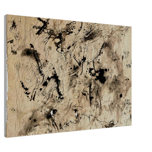 Jackson Pollock - UNTITLED 1951 1 Canvas - 20x30 cm / 8x12 inches-canvas