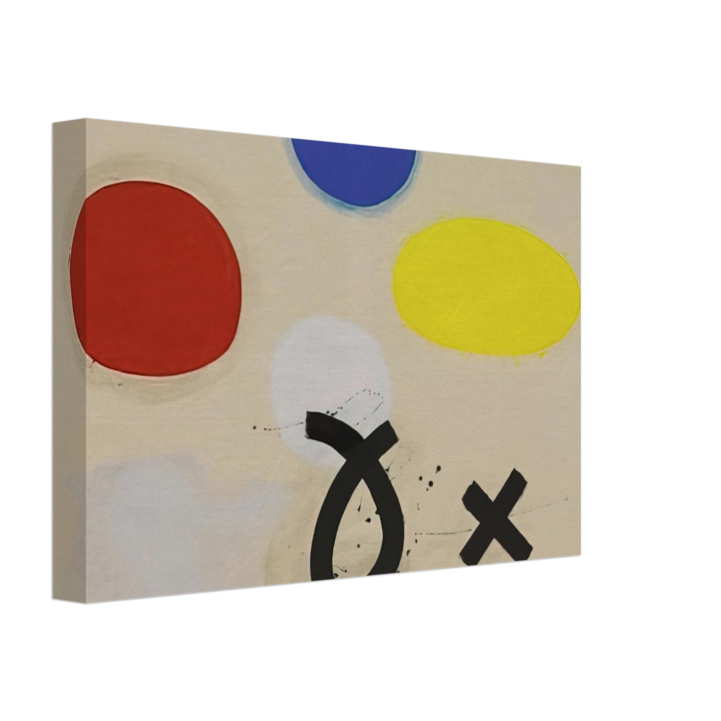 Adolph Gottlieb - Open and Closed - 1970 Canvas - 40x60 cm / 16x24 inches-canvas