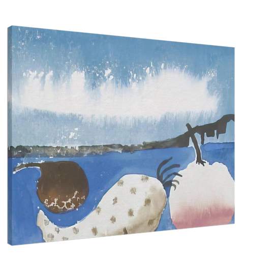 Mary Fedden - Fruit by the shore - 1992 Canvas - 20x30 cm / 8x12 inches-canvas