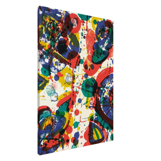 Sam Francis - Firework Canvas - 20x30 cm / 8x12 inches-canvas