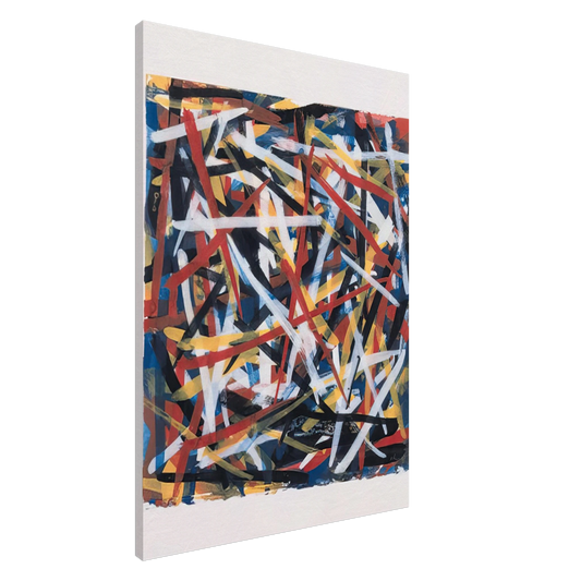 Sol LeWitt - Brushstrokes Canvas - 20x30 cm / 8x12 inches-canvas
