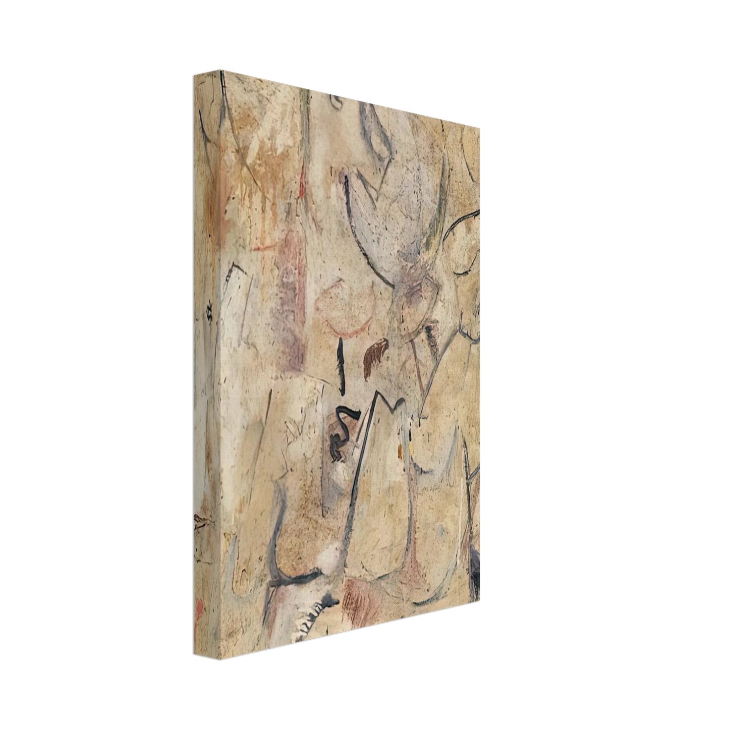 Helen Frankenthaler - Beach, 1950- Canvas - 70x100 cm / 28x40 inches-canvas