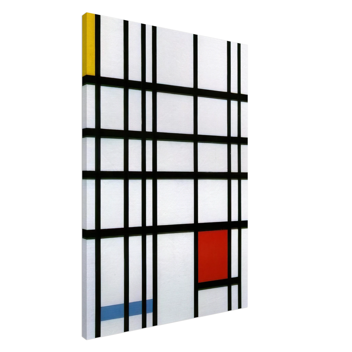 Piet Mondrian - Composition with Red, Yellow and Blue Canvas - 20x30 cm / 8x12 inches-canvas