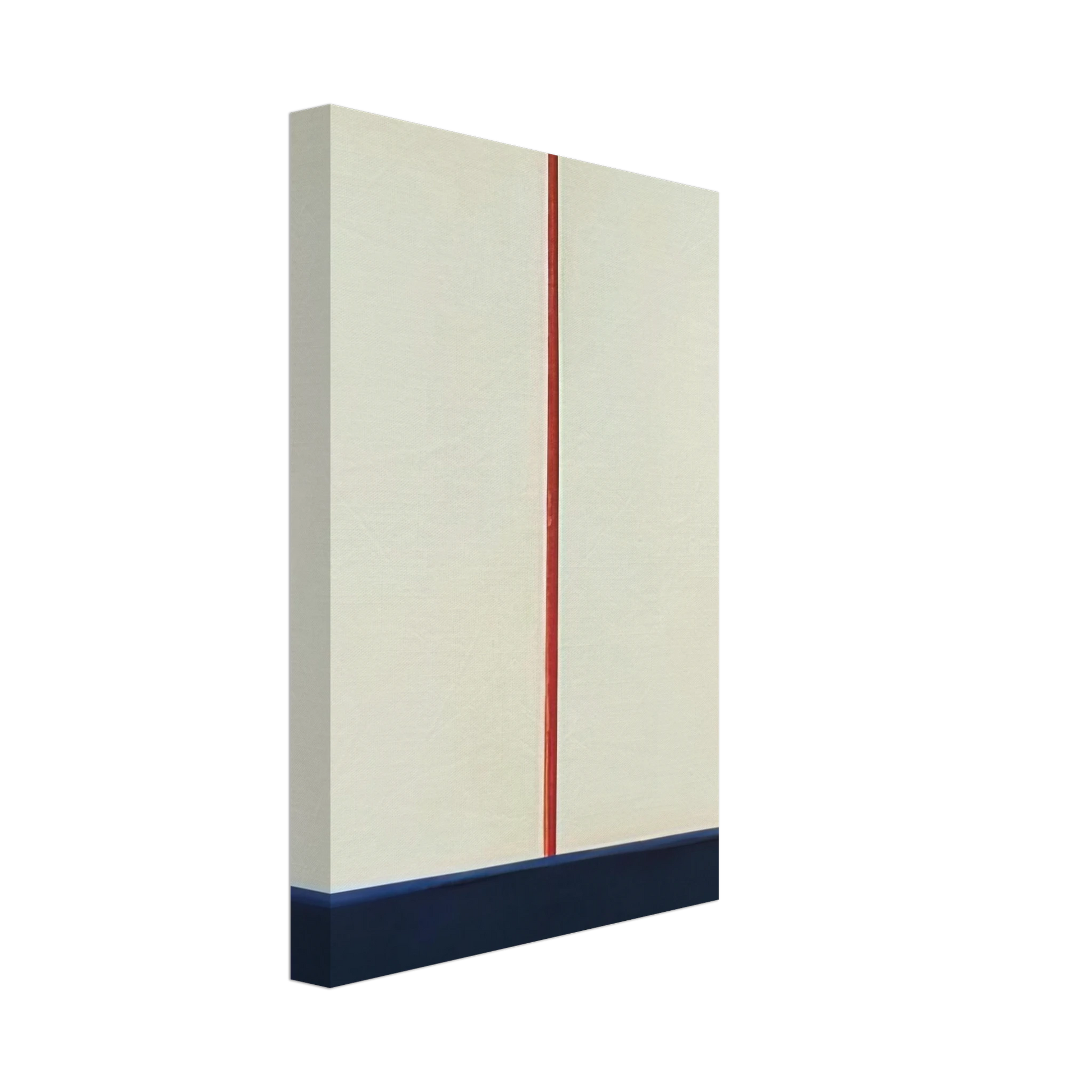 Blinky Palermo - KOMPOSITION BLAU ROT AUF WEISS 1965 Canvas - 40x60 cm / 16x24 inches-canvas