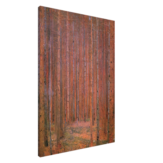 Gustav Klimt - FIR FOREST I Canvas - 20x30 cm / 8x12 inches-canvas