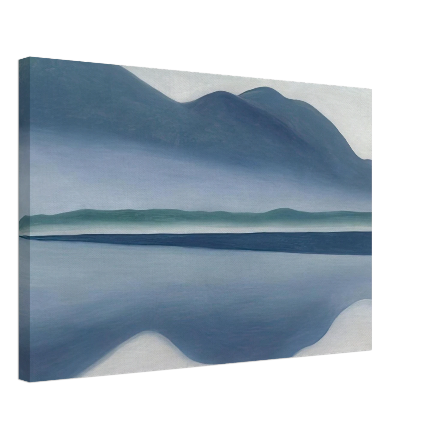 Georgia O'Keeffe - Lake George  formerly Reflection Seascape  Canvas - 70x100 cm / 28x40 inches-canvas