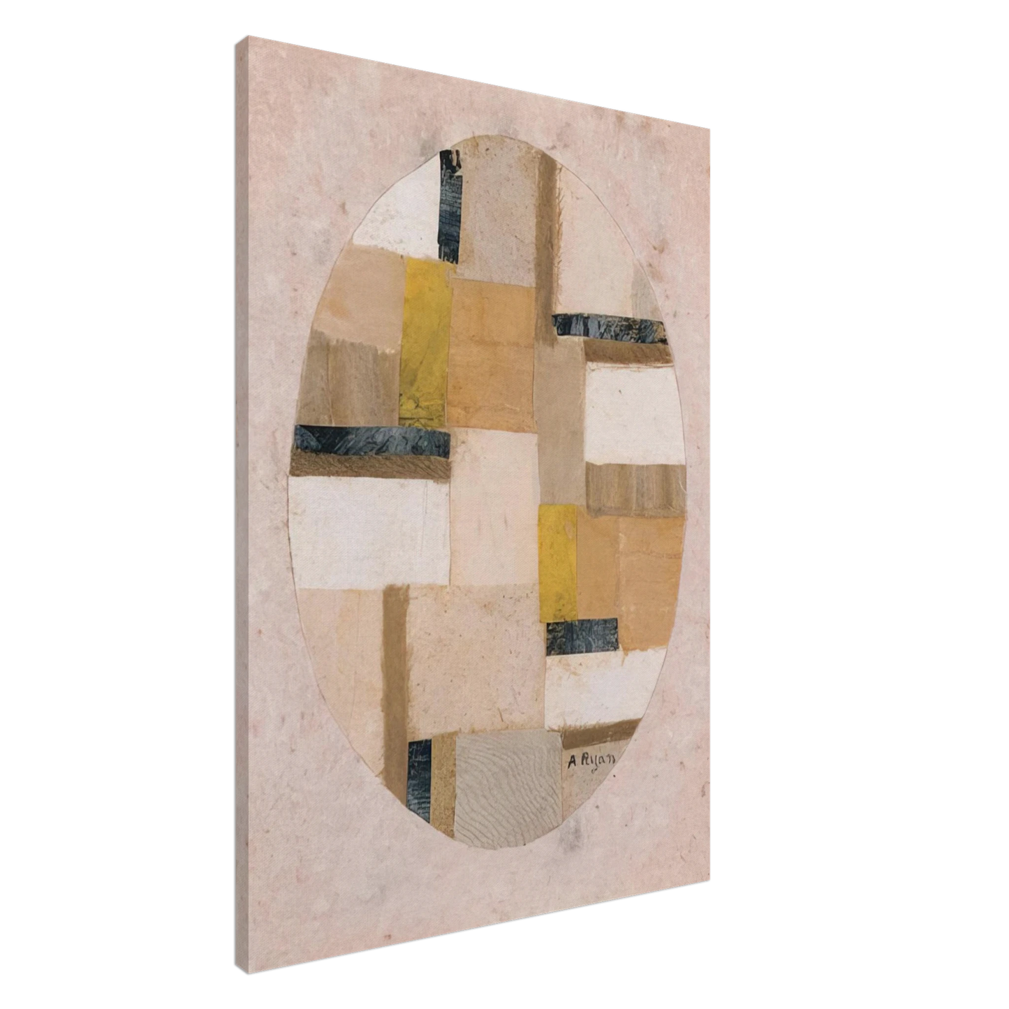 Anne Ryan - Number 456 - Abstract Expressionism Canvas - 20x30 cm / 8x12 inches-canvas