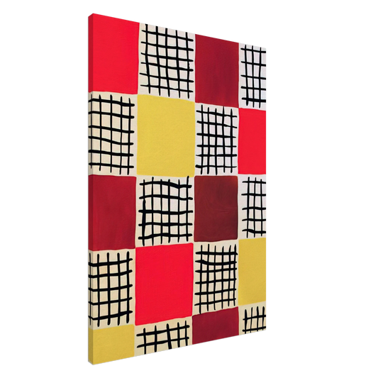 Sonia Delaunay - COMPOSITION 7 Canvas - 20x30 cm / 8x12 inches-canvas