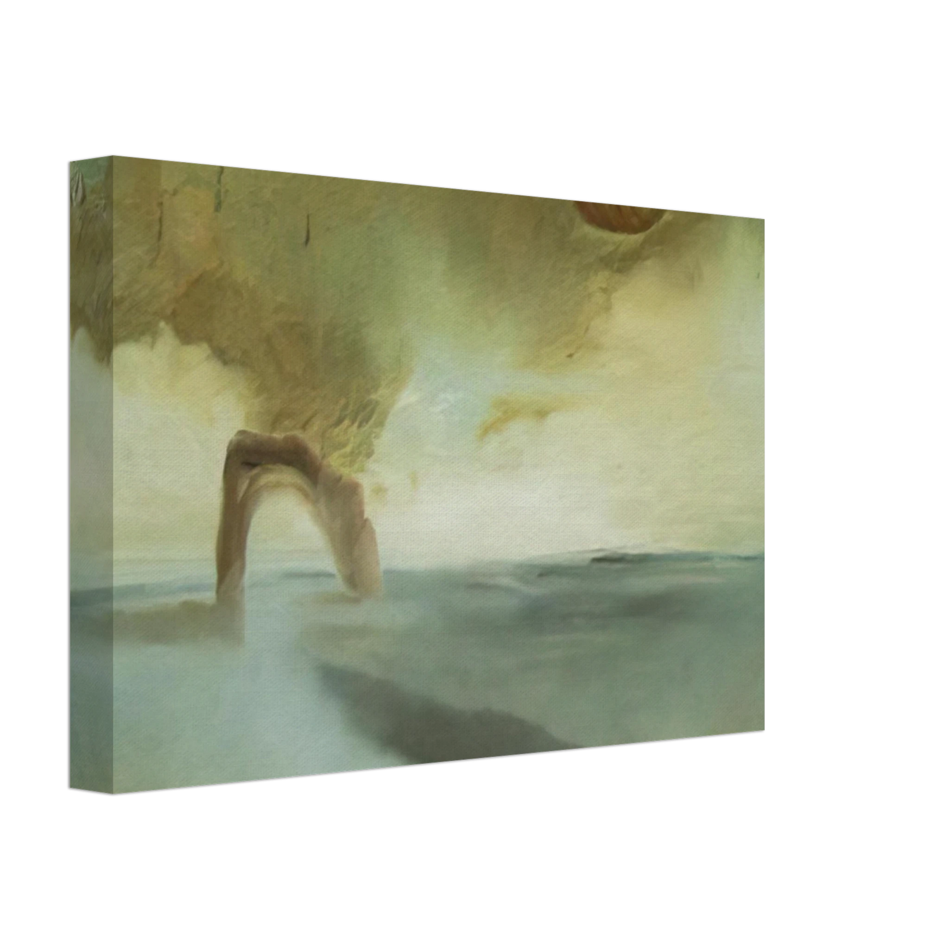 Salvador Dali - LANDSCAPE WITH ROCK IN THE SHAPE OF A TRIUMPHAL ARCH Canvas - 40x60 cm / 16x24 inches-canvas