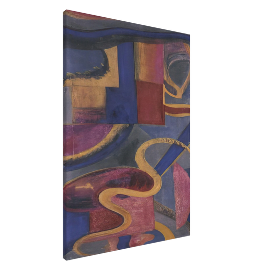 Julius Evola - Composizione Dada - Abstract Art Canvas - 20x30 cm / 8x12 inches-canvas