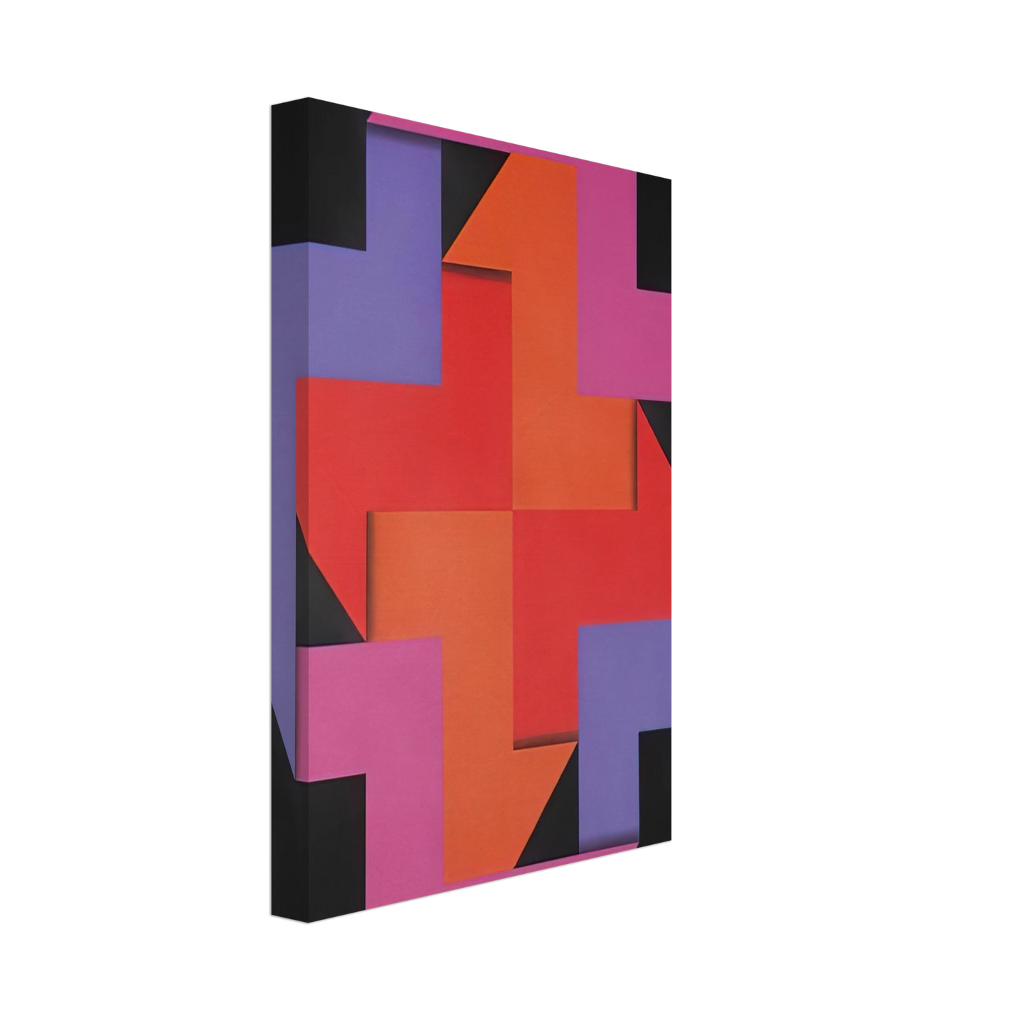 Omar Rayo - Tibacuy - 1969 Canvas - 70x100 cm / 28x40 inches-canvas