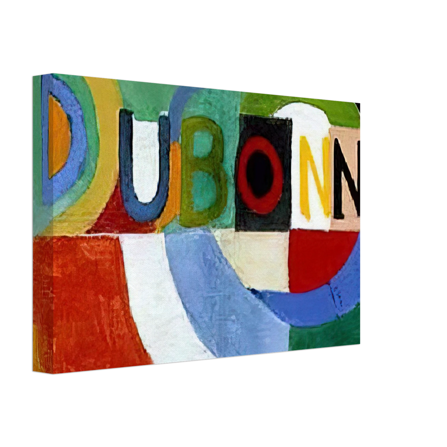 Sonia Delaunay - DUBONNET Canvas - 40x60 cm / 16x24 inches-canvas