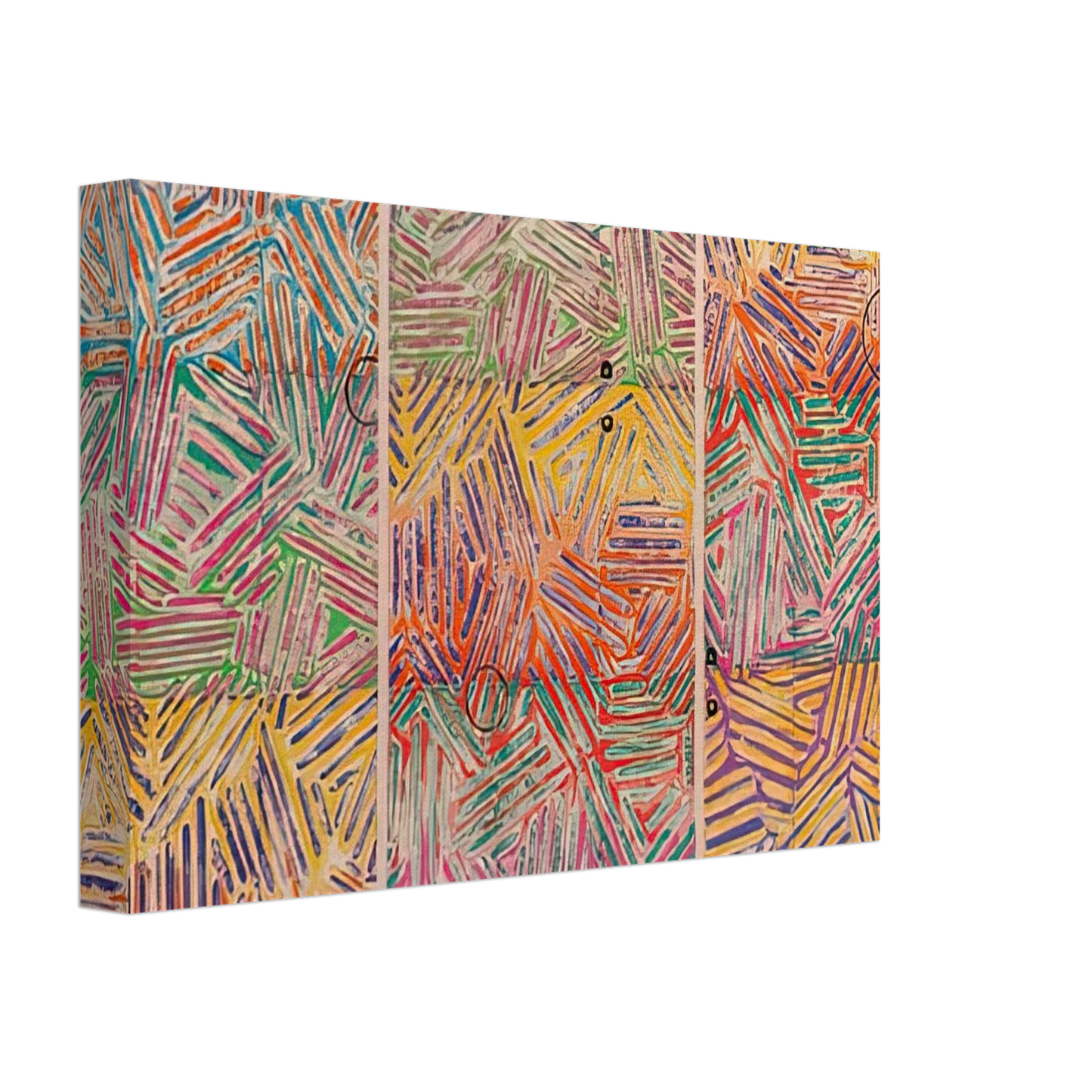Jasper Johns - USUYUKI ULAE 227 Canvas - 40x60 cm / 16x24 inches-canvas