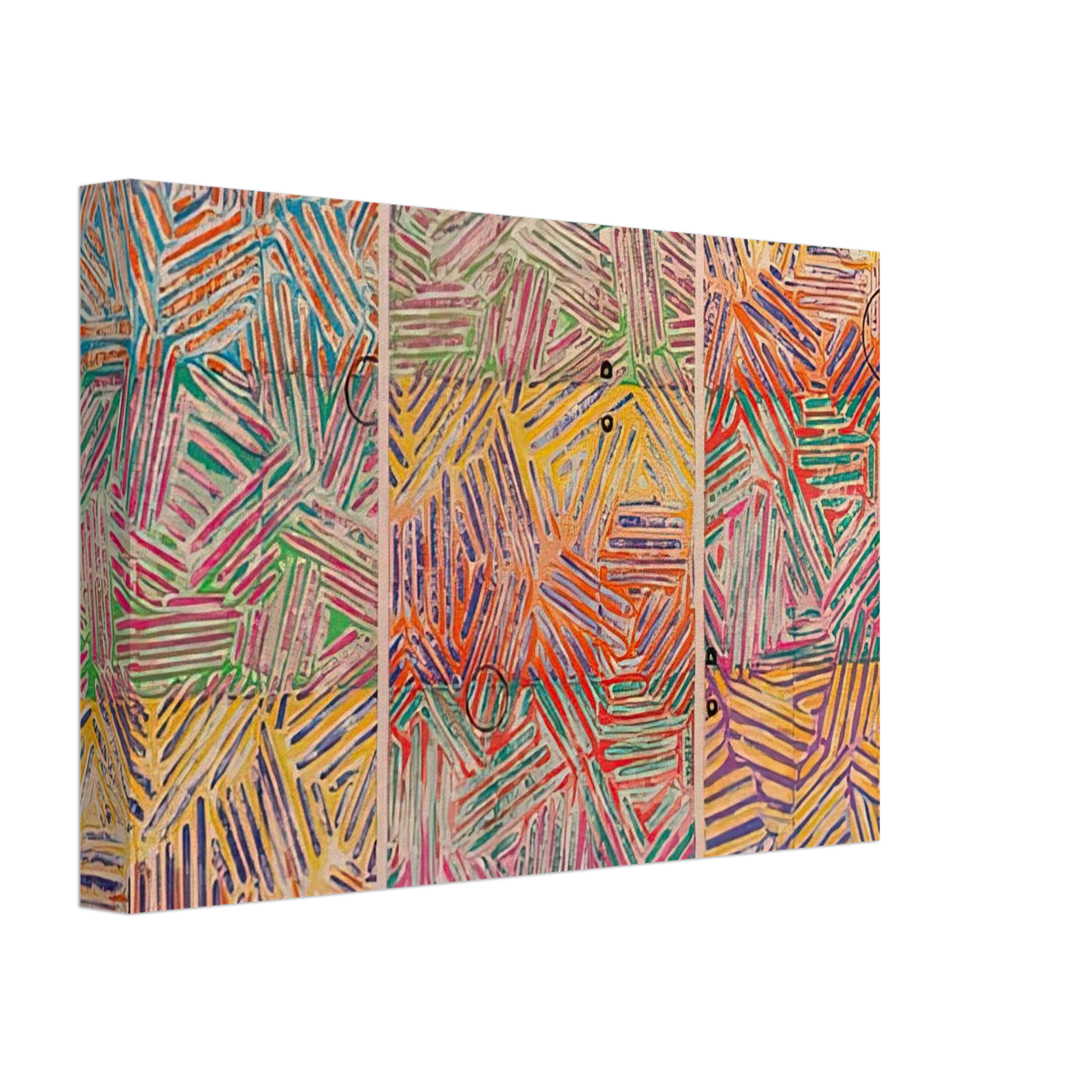Jasper Johns - USUYUKI ULAE 227 Canvas - 40x60 cm / 16x24 inches-canvas